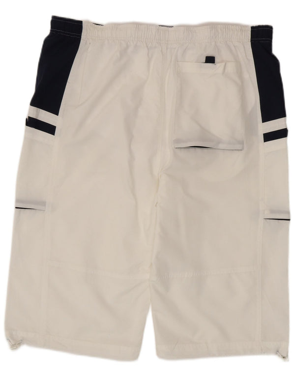 Pantaloncini sportivi Nike da uomo UK 37/39 XL Poliestere color block bianco