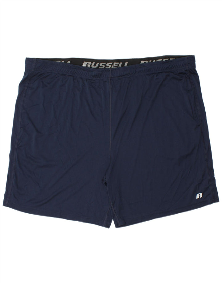Pantaloncini sportivi Dri-Power da uomo RUSSELL ATHLETIC 2XL poliestere blu navy