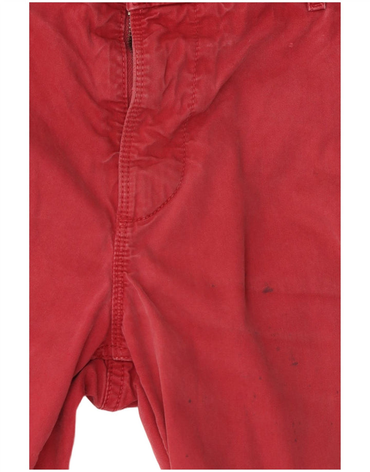 Pantaloncini chino da uomo Hugo Boss W33 cotone rosso medio