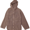 Giacca utility con cappuccio Zara per ragazze 13-14 anni in cotone grigio