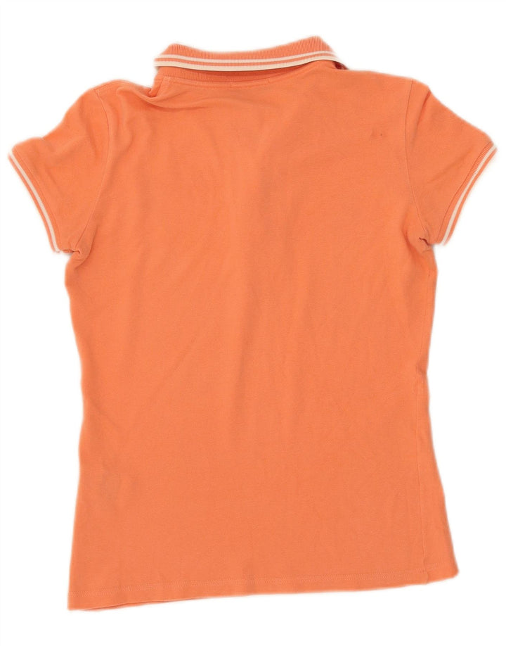 Polo da donna Fred Perry UK 10 piccola in cotone arancione