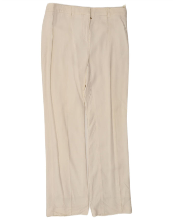 Pantaloni casual da donna GIVENCHY EU 38 medio W30 L30 bianco classico
