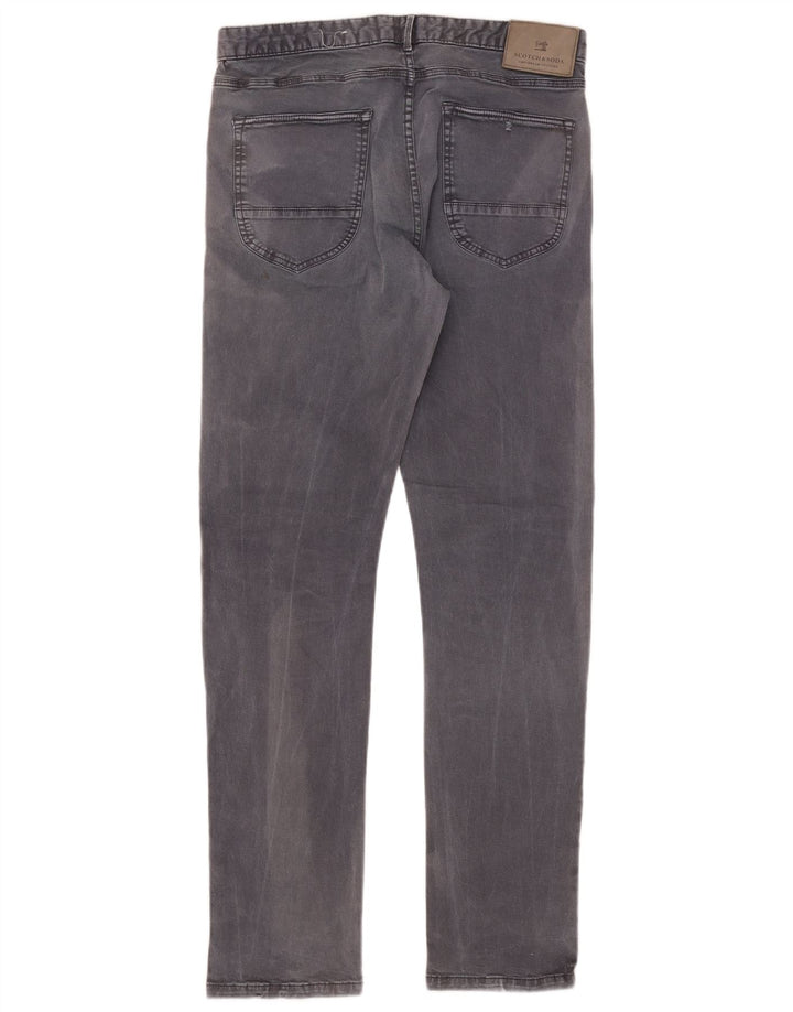 Jeans slim da uomo Scotch & Soda W32 L32 cotone grigio