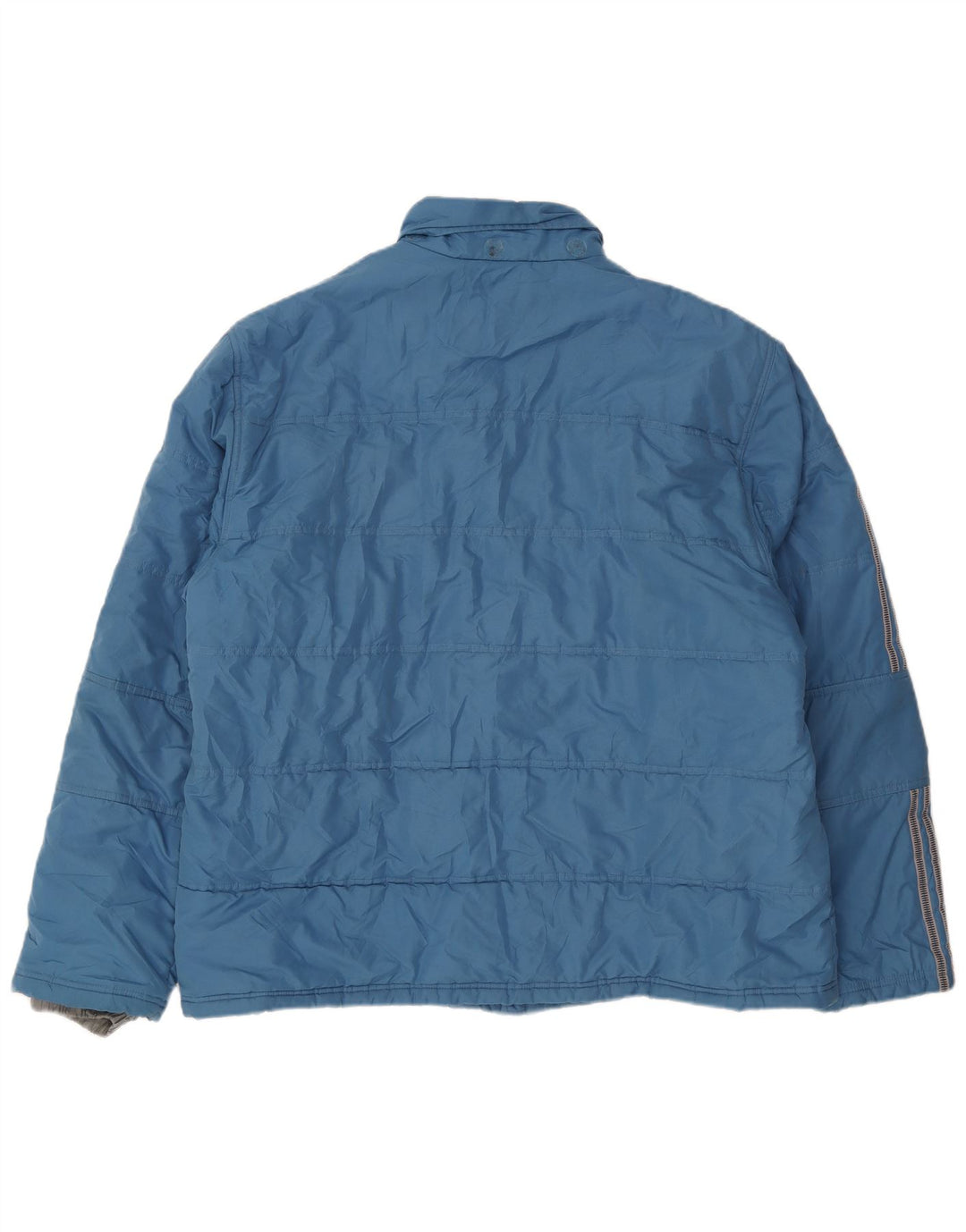Giacca imbottita da uomo Adidas UK 42 XL blu poliestere