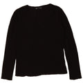 Maglia ZARA da donna a maniche lunghe UK 10 piccola nera