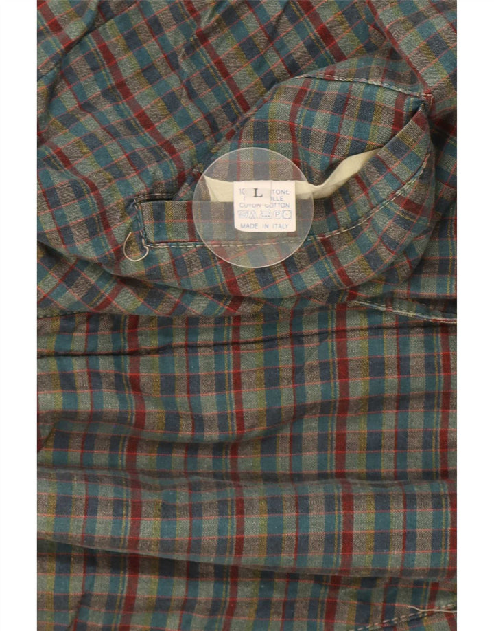 Giacca reversibile da uomo Mash UK 40 Large Beige Colourblock Cotton
