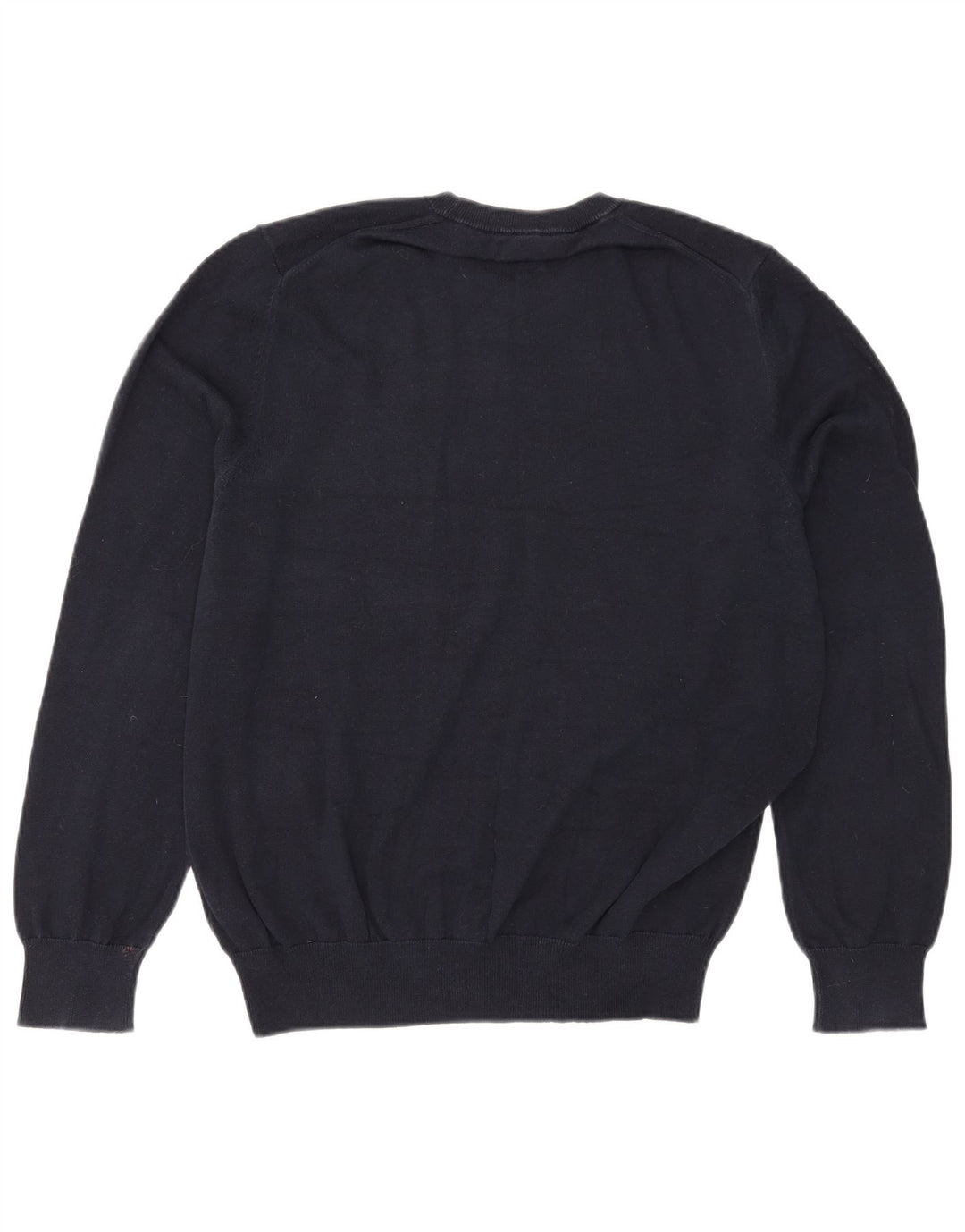 Maglione maglione girocollo da uomo Marks & Spencer grande cotone blu navy