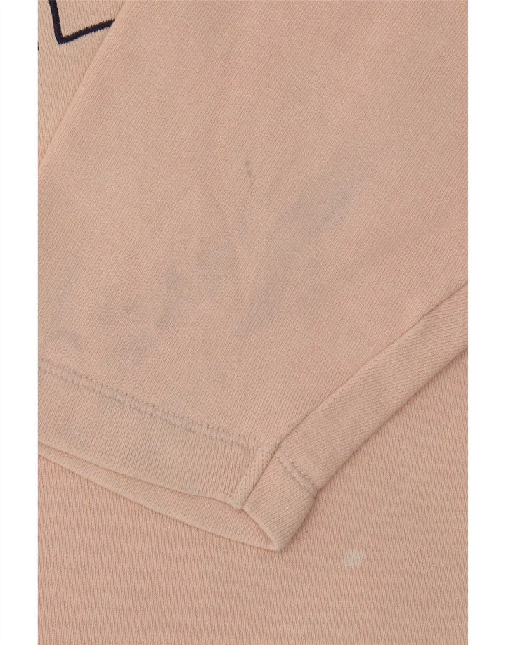 Felpa oversize con grafica da donna Benetton UK 14 Rosa medio
