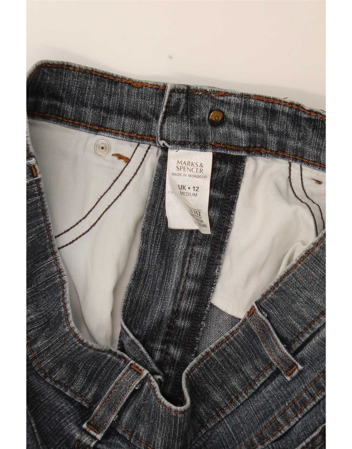 Jeans Bootcut da donna Marks & Spencer UK 12 Medio W30 L30 Cotone blu