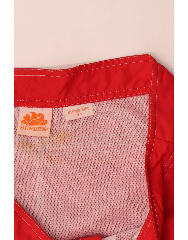 Pantaloncini da bagno da uomo Sundek rosso medio