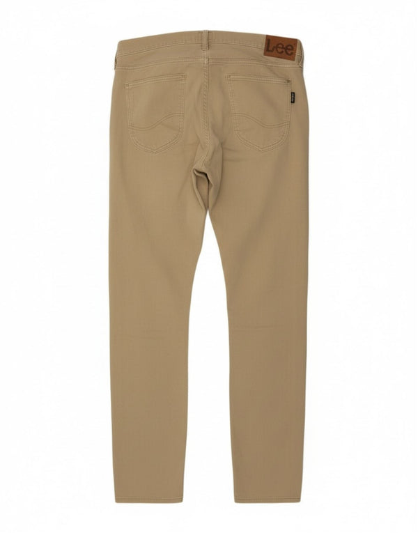 Jeans slim affusolati Luke da uomo Lee W34 L32 in cotone beige