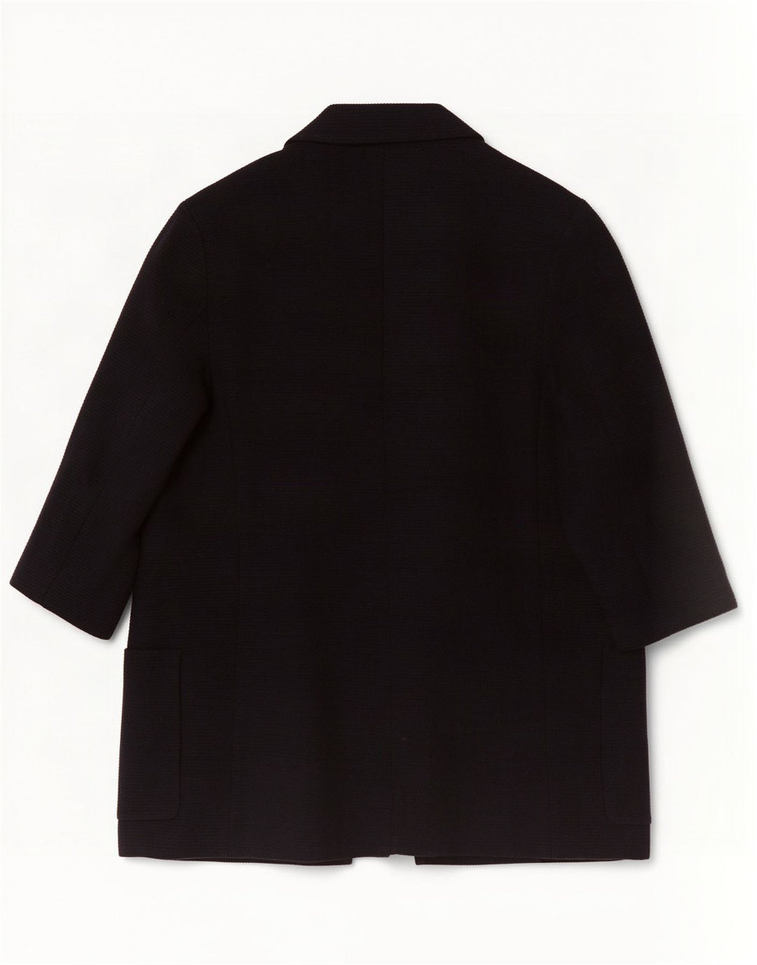 Giacca blazer aperta oversize da donna con maniche a 3/4 Zara UK 10 piccola blu navy