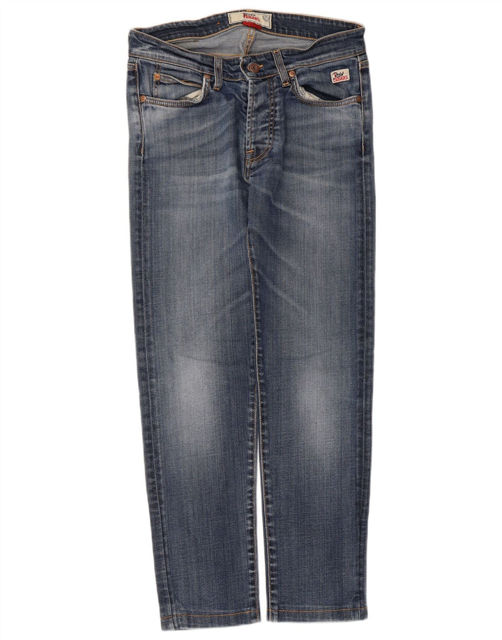 Jeans dritti da uomo Roy Rogers W30 L26 cotone blu