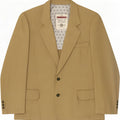 Carrera Giacca blazer a 2 bottoni da uomo UK 38 Viscosa beige medio
