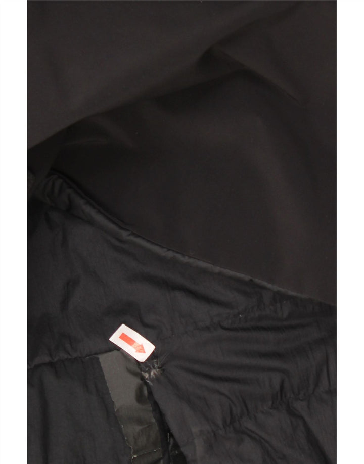 Cappotto imbottito con cappuccio da uomo Adidas UK 38 nylon nero medio