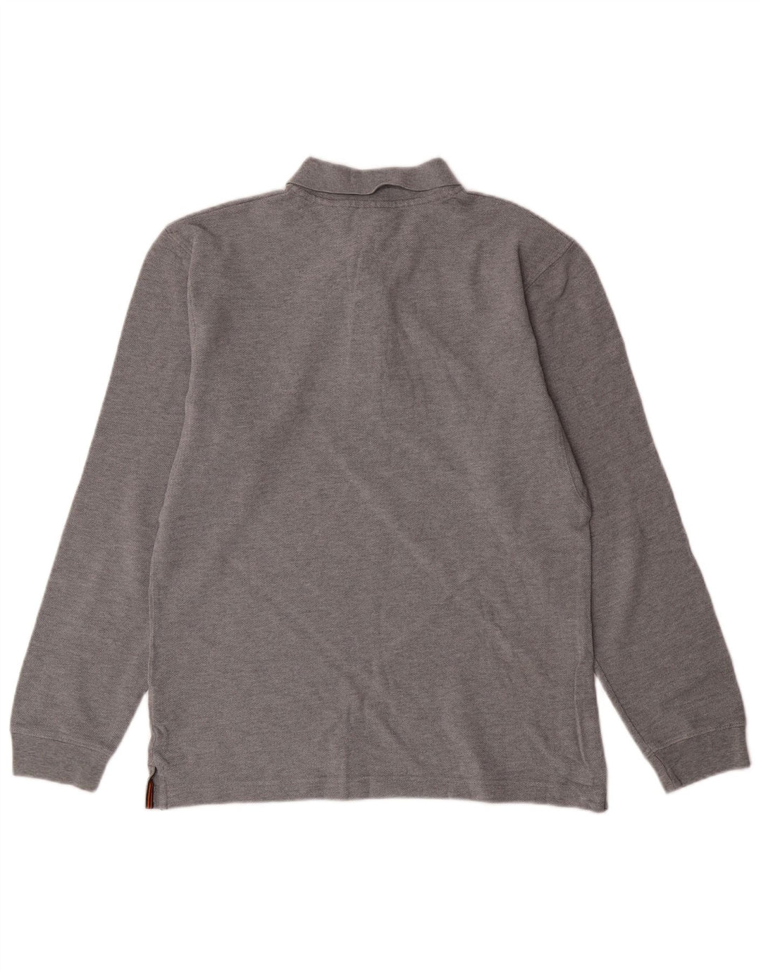 TIMBERLAND Top da uomo a maniche lunghe in cotone grigio medio