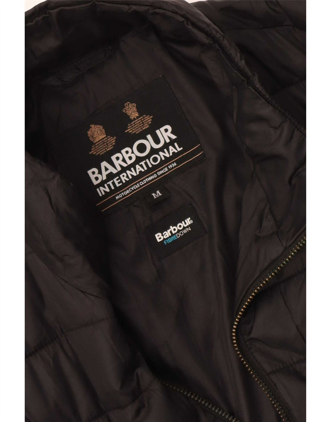 Giacca imbottita da uomo Barbour UK 38 media nera