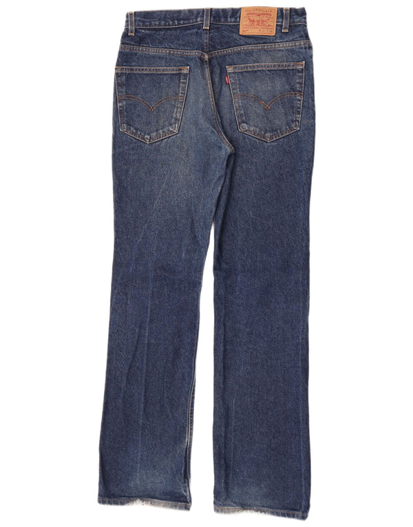 Levi's Uomo 517 Jeans Bootcut W34 L34 Cotone Blu