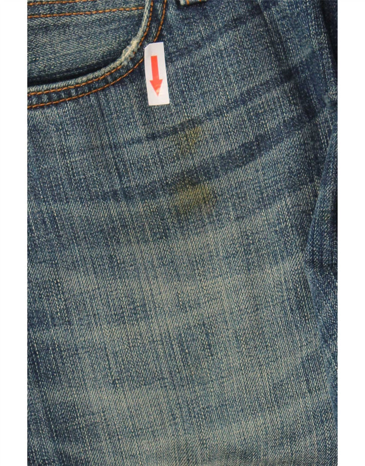 Jeans dritti da uomo Roy Rogers W35 L30 cotone blu navy