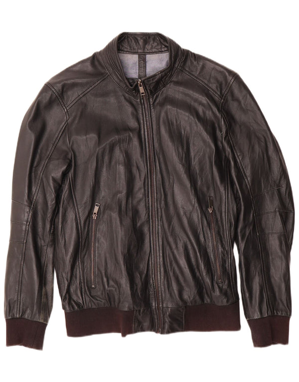 Giacca in Pelle Uomo CONBIPEL IT 52 Large Pelle Nera