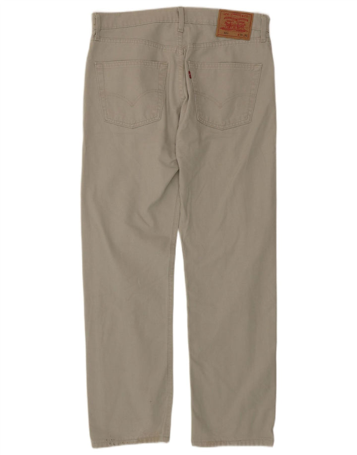 Levi's Uomo 551 Jeans dritti W34 L32 Cotone Beige