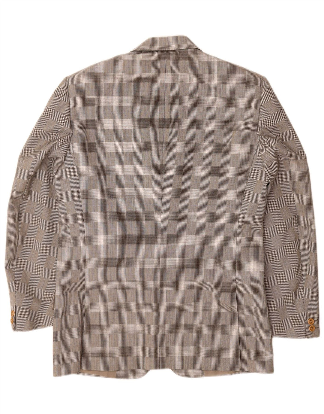 Giacca blazer da uomo a 2 bottoni Burberrys IT 48 lana a quadri grigio medio