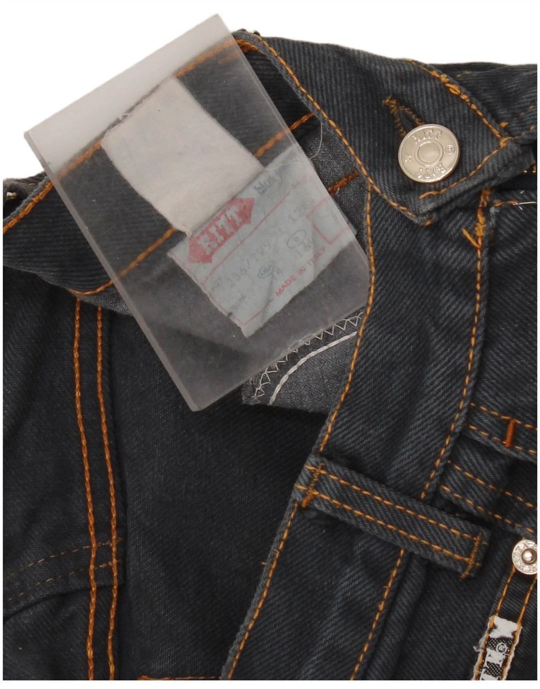 Jeans dritti da donna Ritt W26 L30 cotone blu navy