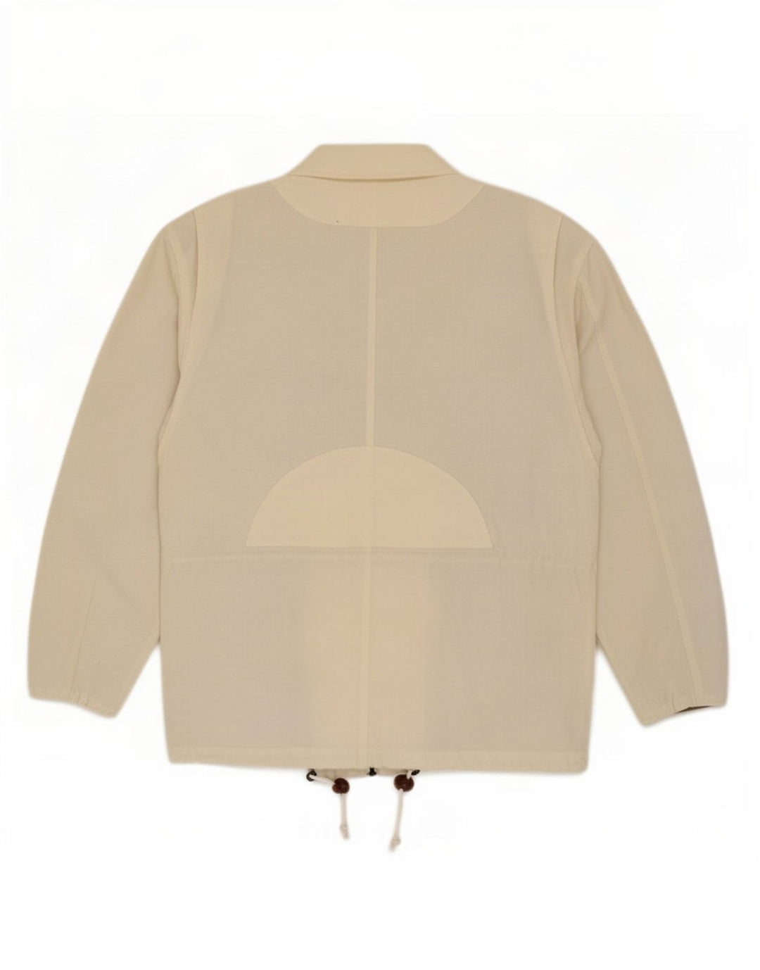 Giacca utilitaria vintage da uomo IT 50 grande in cotone bianco sporco