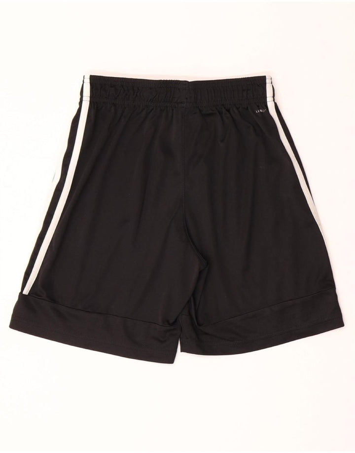 ADIDAS Boys Climalite Sport Shorts 13-14 Years Large Black Polyester Vintage Adidas and Second-Hand Adidas from Messina Hembry 