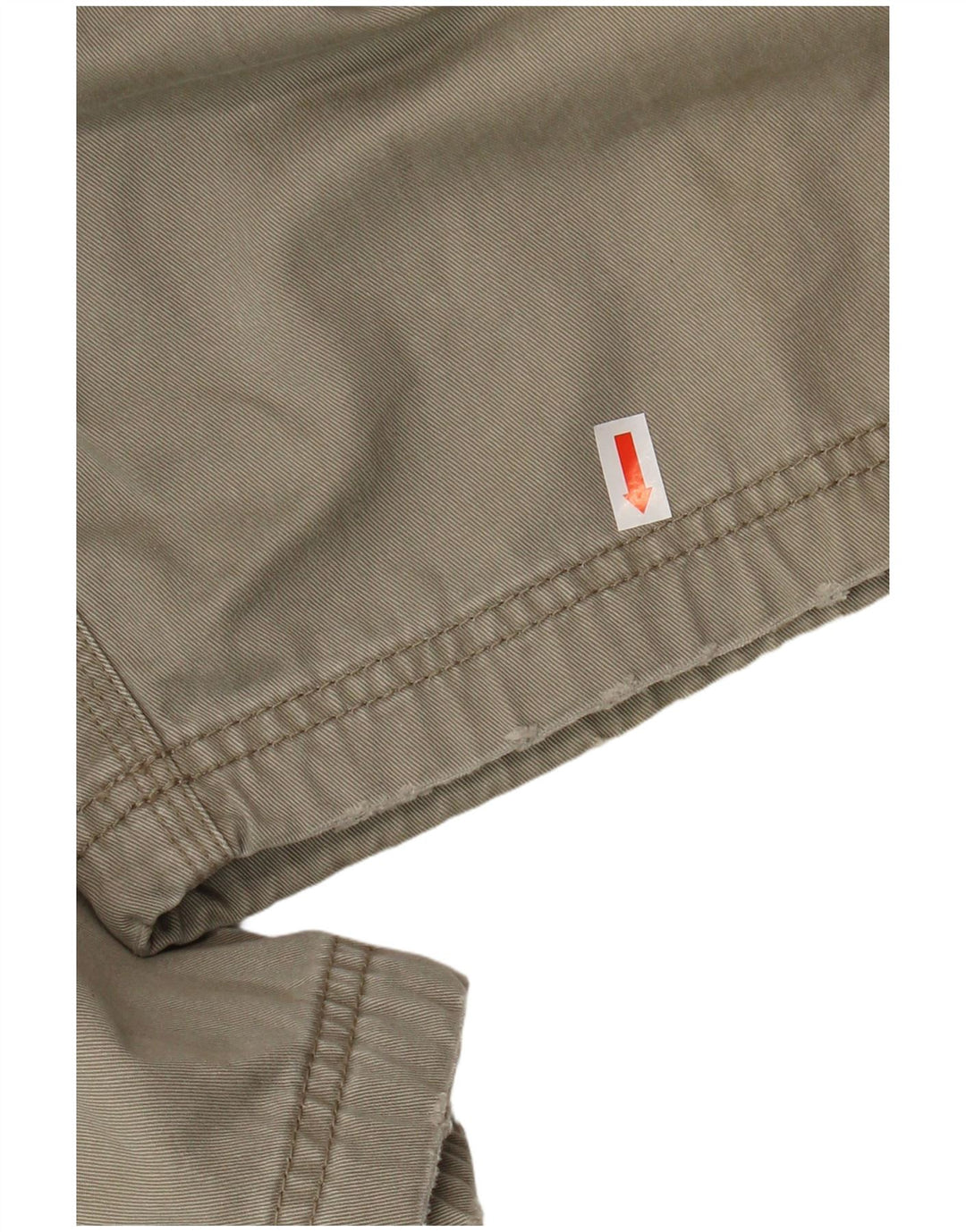 Pantaloncini cargo da uomo BENETTON IT 46 Small W32 Cotone Beige