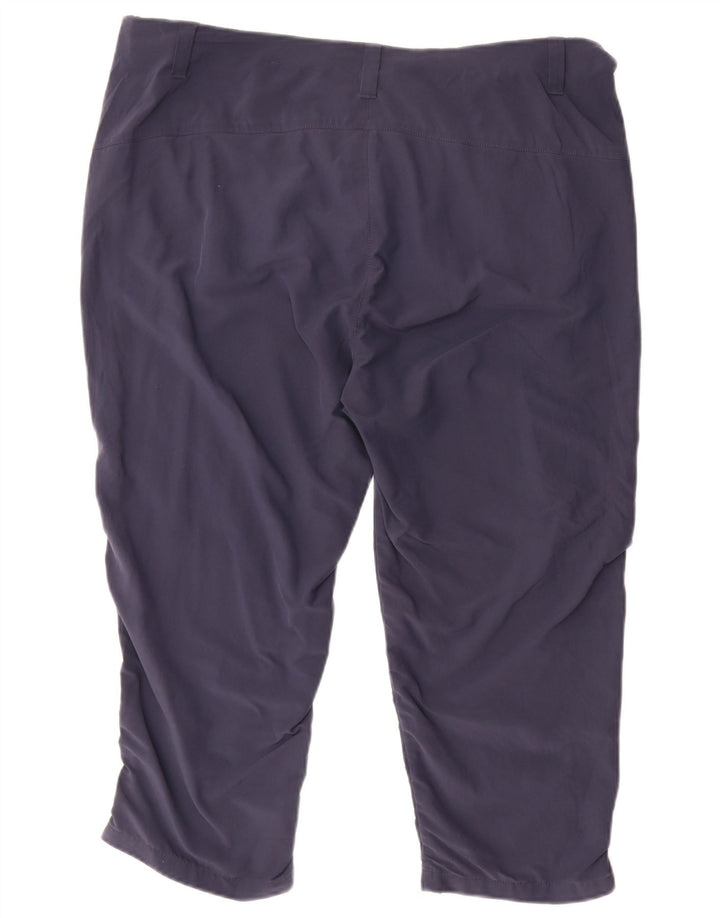 Pantaloni capri cargo da donna Rohan US 16 2XL W40 L22 Blu navy poliammide