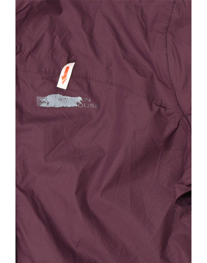 Giacca antipioggia con cappuccio da donna Mountain Warehouse UK 12 Poliammide viola medio