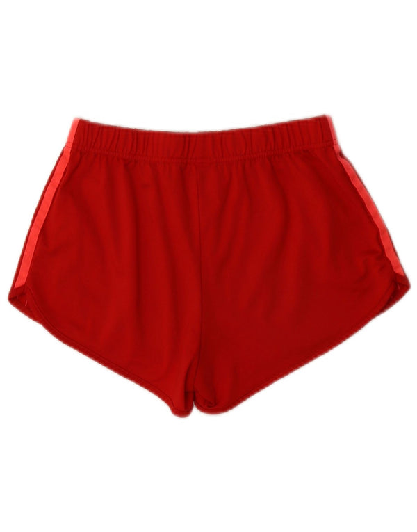 Pantaloncini sportivi Adidas da donna UK 4 XS Bordeaux poliestere