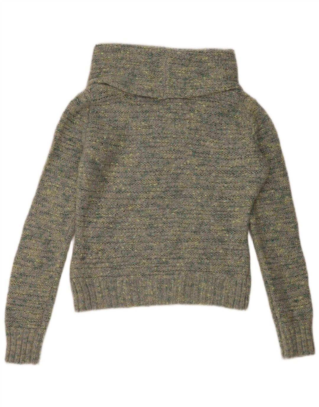 Maglione maglione a collo alto da donna Orsay UK 14 Grande chiazzato multicolore
