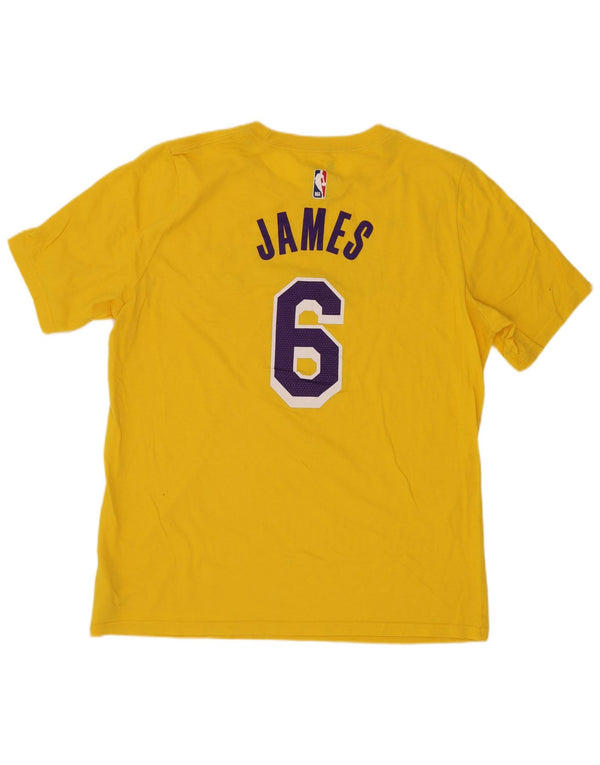 Maglietta grafica Nike Lakers da ragazzo, 13-14 anni, XL, gialla