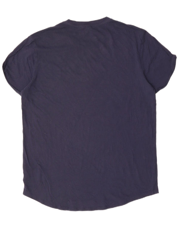 T-shirt da uomo G-STAR Top XL in cotone blu navy