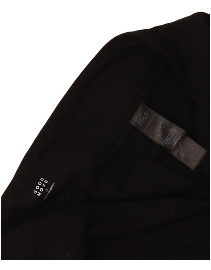 Pantaloni da tuta da donna Marks & Spencer Joggers UK 16 Large Nero