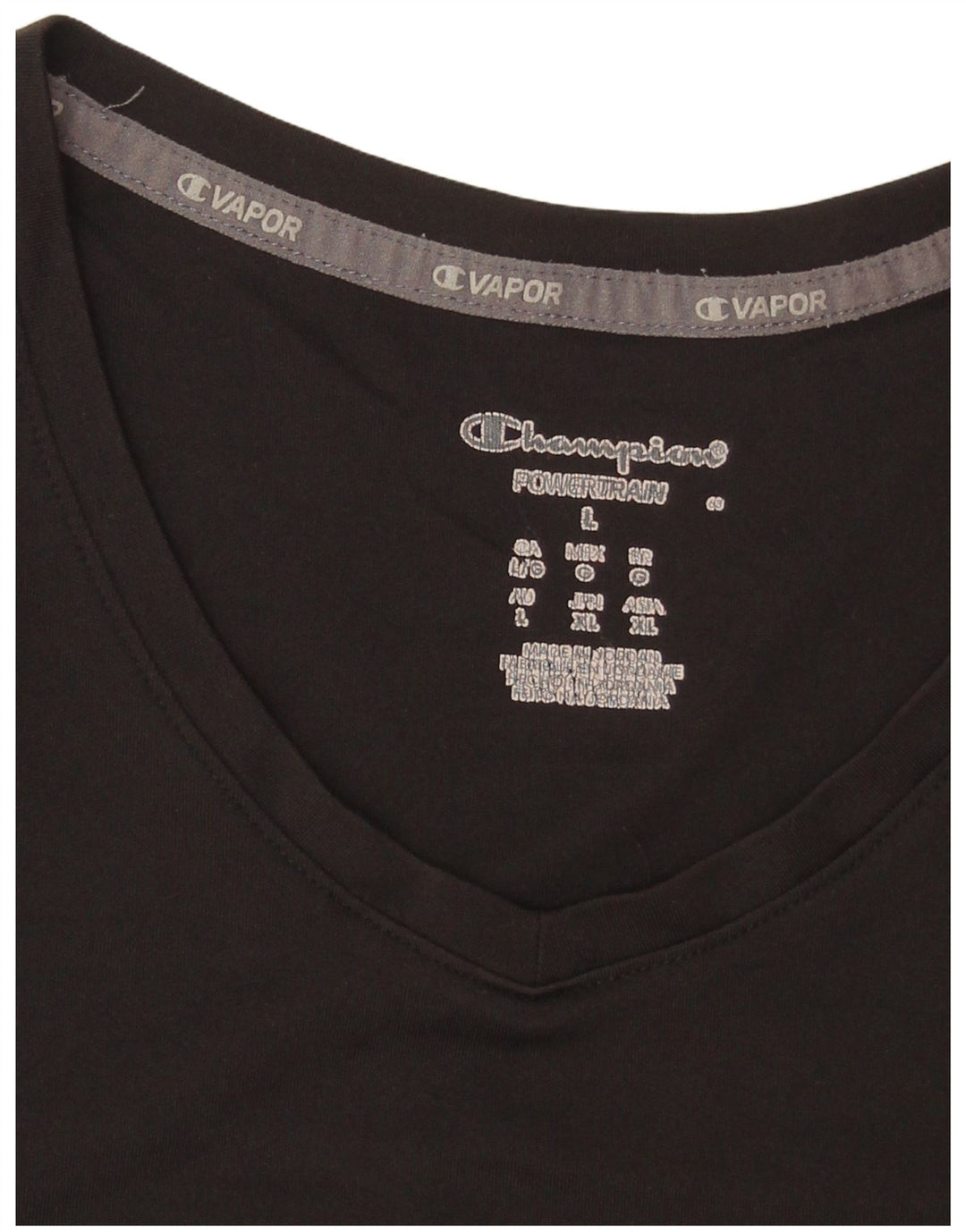T-shirt da donna CHAMPION Top UK 16 grande nera