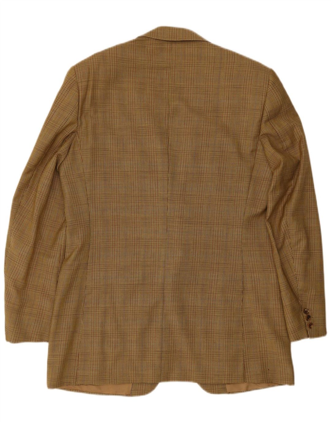 Giacca blazer da uomo a 2 bottoni Gieves & Hawkes UK 42 XL lana pied de poule marrone