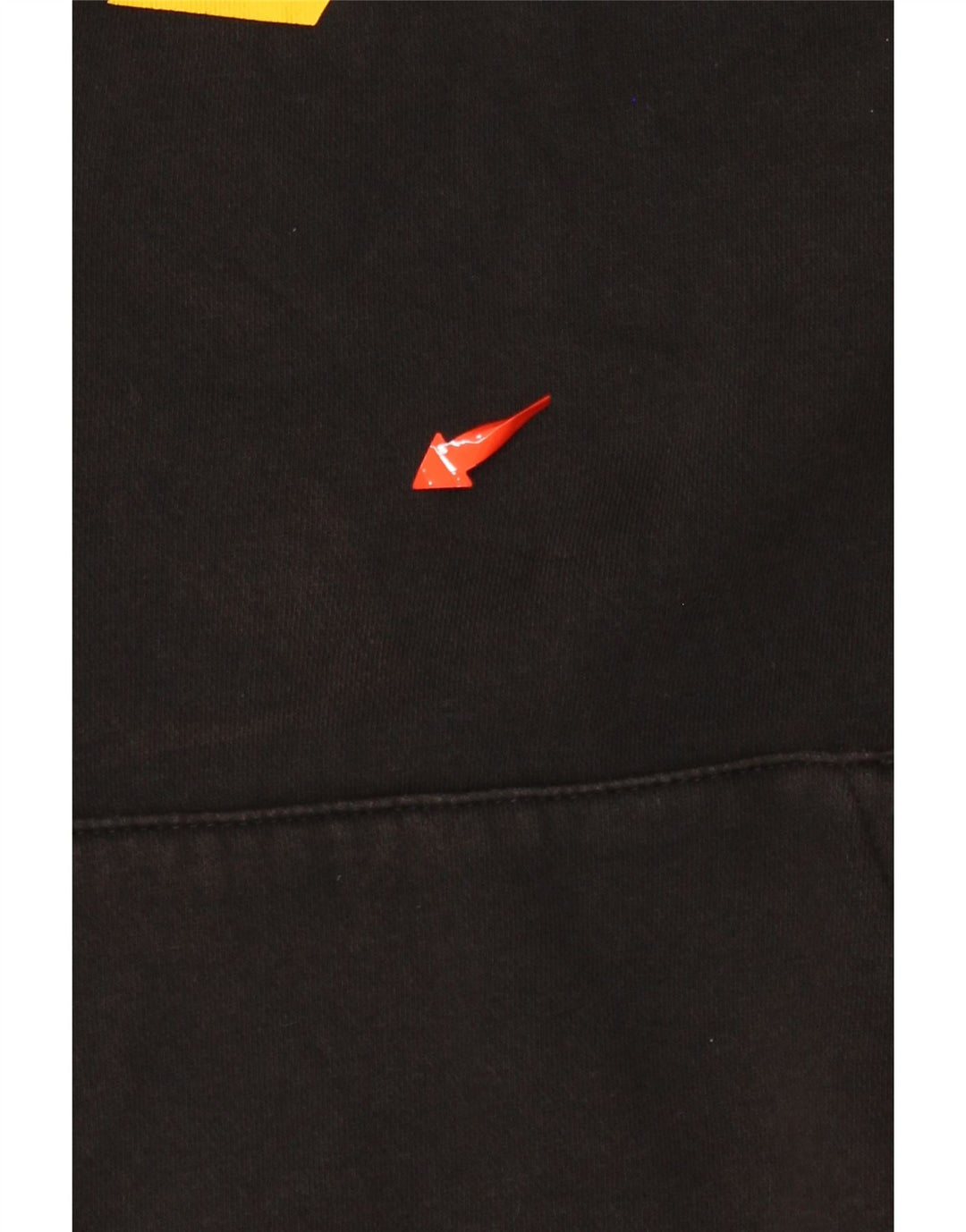 REEBOK Felpa con cappuccio grafica classica da uomo, piccola, in cotone color block nero