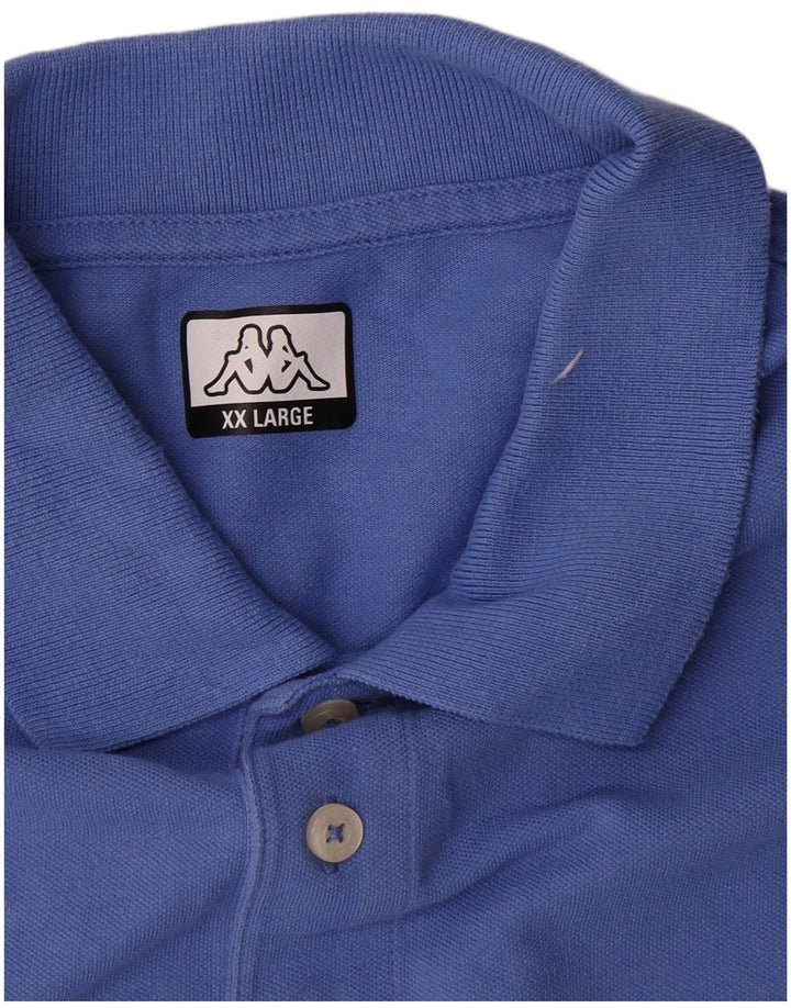 Polo Kappa Uomo 2XL Cotone Blu