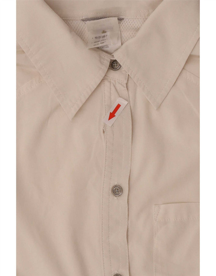 Camicia da donna a maniche corte con vestibilità regolare The North Face UK 12 Beige medio