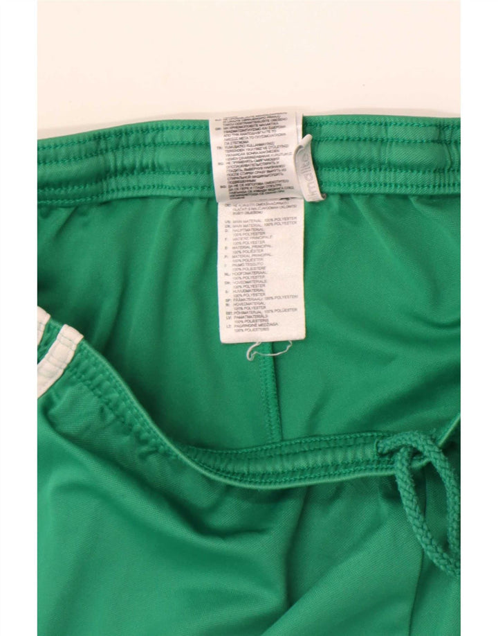 Pantaloncini sportivi Adidas Climalite da uomo in poliestere verde medio
