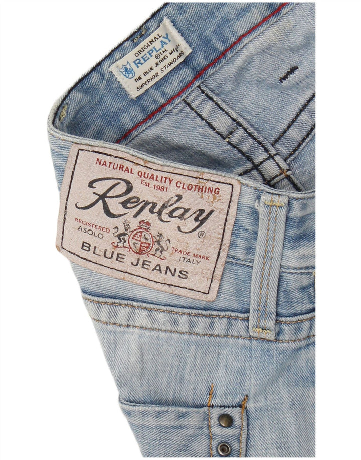 REPLAY Jeans dritti Billstrong da uomo W30 L34 Blu