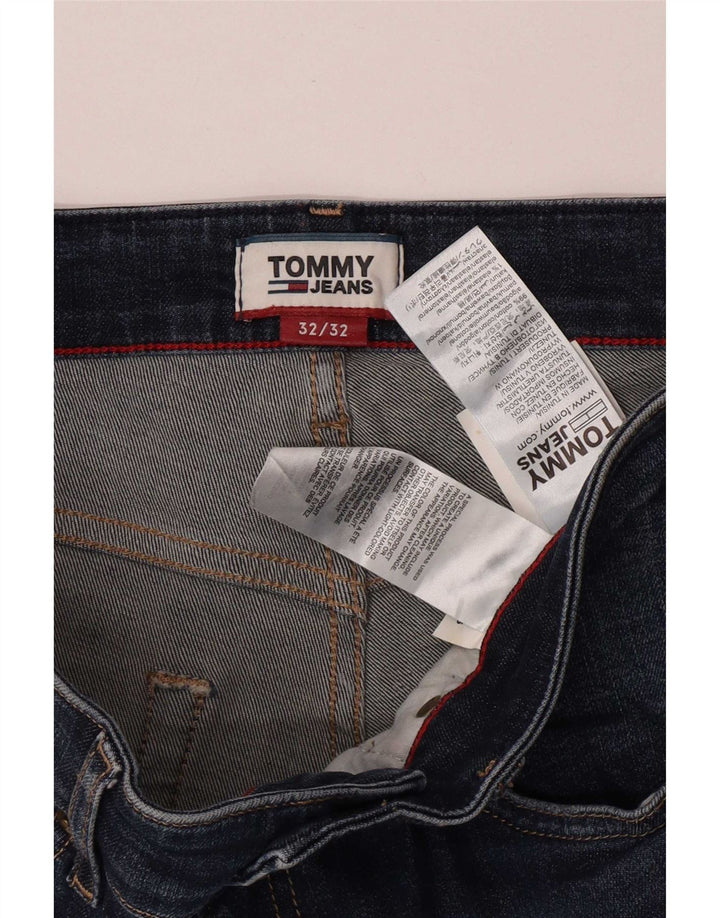 Jeans slim da uomo Tommy Hilfiger W32 L32 cotone blu
