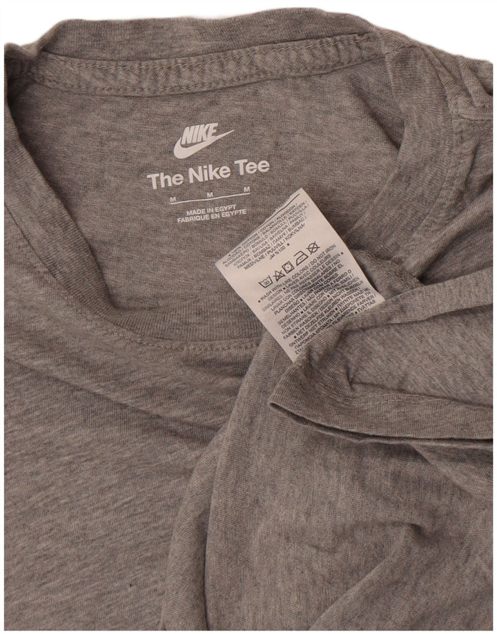 T-shirt da uomo Nike Top in cotone grigio medio