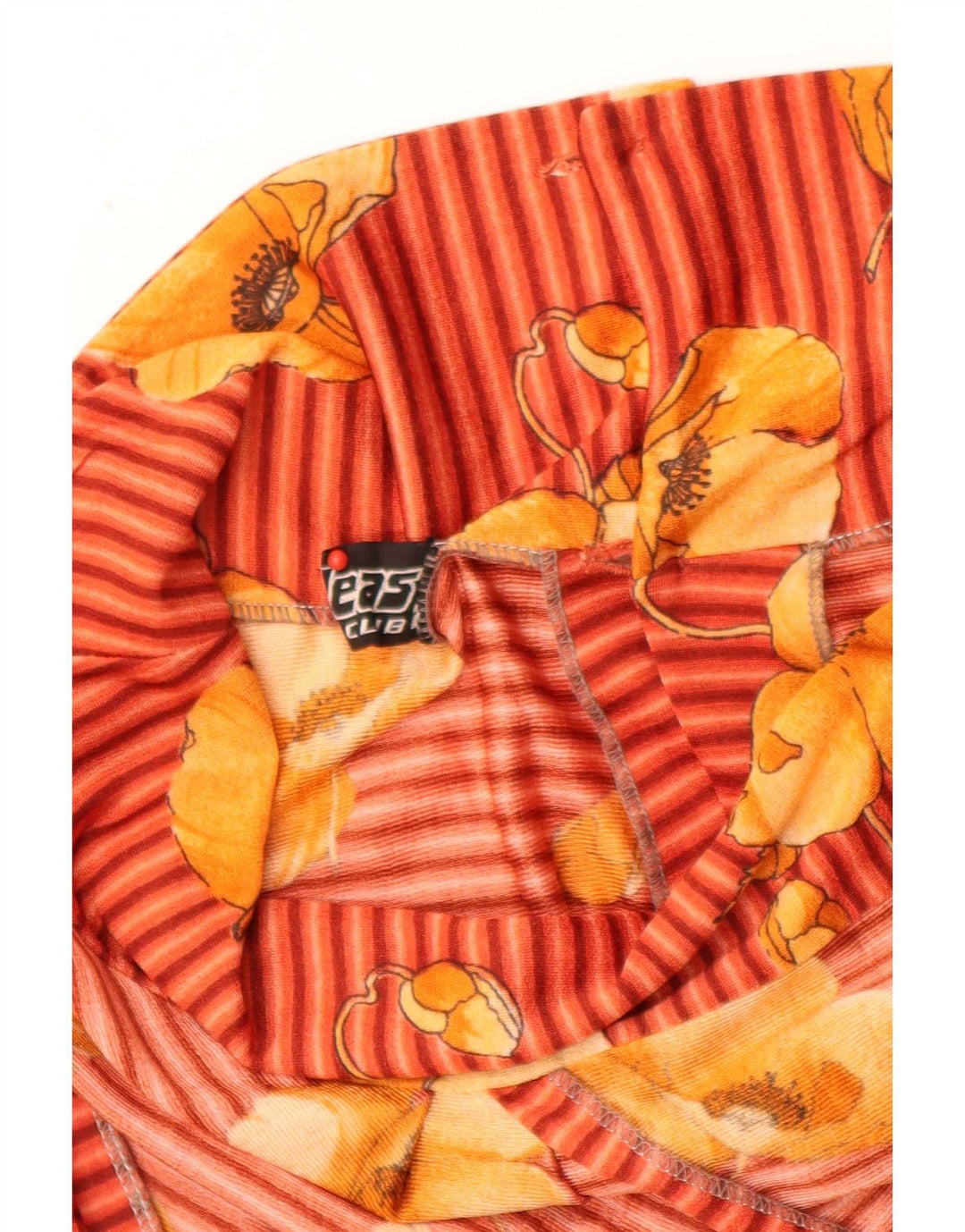 Abito vintage da donna alla caviglia UK 12 medio floreale multicolore