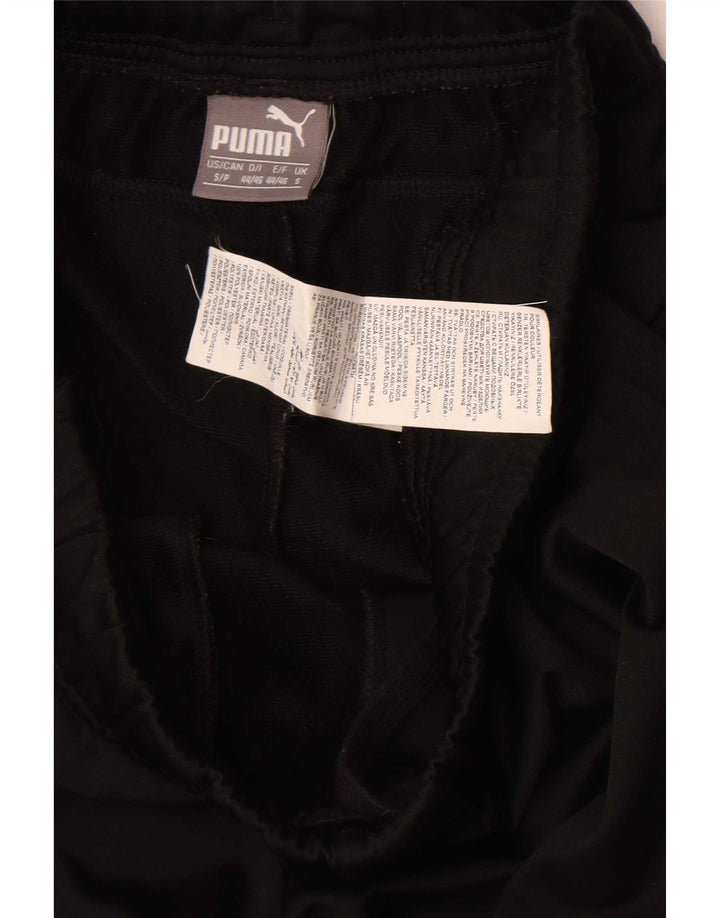 Pantaloni da tuta da uomo Puma Joggers piccoli in poliestere nero