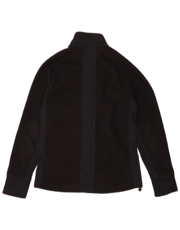 Giacca in pile ASICS da donna UK 10 Small Nero Poliestere