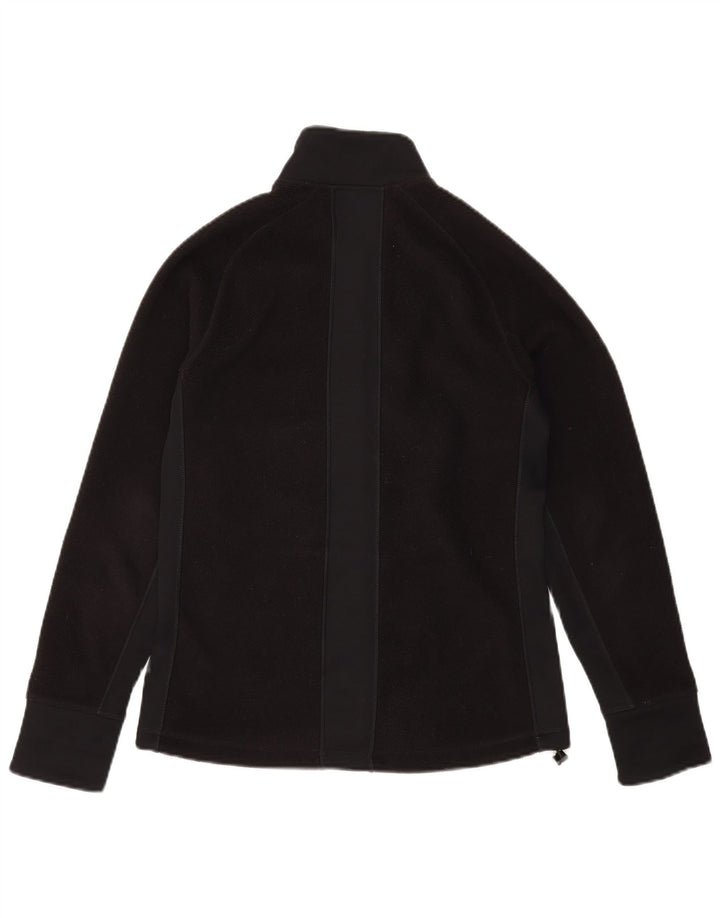 Giacca in pile ASICS da donna UK 10 Small Nero Poliestere